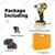 Heavy Duty 12.7mm(1/2") 21V Cordless Brushless F/R Function Impact Wrench With Battery & Charger, Max. Torque 300 N.m