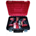 Heavy Duty 21V Cordless 1/2" Impact Wrench & 13mm Metal Chuck Drill Machine Combo With Battery & Charger