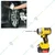 Heavy Duty 12.7mm (1/2") 21V  Cordless Impact Wrench With Battery, Charger & Accessories, Max. Torque 450 N.m