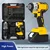Heavy Duty 12.7mm (1/2") 21V  Cordless Impact Wrench With Battery, Charger & Accessories, Max. Torque 450 N.m