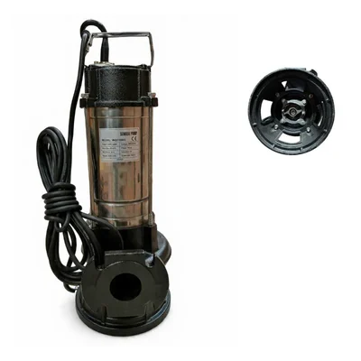 Heavy Duty 2 Hp Three Phase Copper Winding Dewatering Sewage Pump with Cutter, 16m Head, 25000 LPH