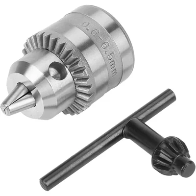 Heavy Duty 0.6 to 6 mm Drill Chuck with Manual Key