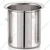 Stainless Steel 6 ltr Round Pot for Heavy Duty 4 Pot Electric Bain Marie (Pack of 4)