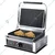 Heavy Duty Electric Sandwich Griller with Both Grooved 1800W