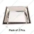 Mira Steels 22 Inch ( Pack of 2) Chinese Tray With Stainless Steel Body