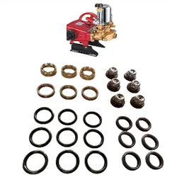 Heavy Duty Full Repair Kit for HTP 30L & 50L Sprayer Pump | Complete Set with Spring Valves, Piston Rings & Gland Nuts