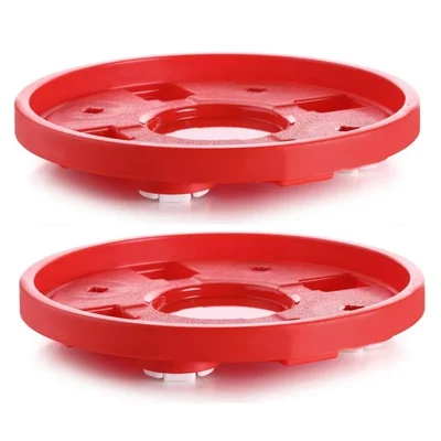 (Pack of 2) Gas Cylinder Trolley for Carrying Kitchen Items up to 75 kg