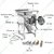 Heavy Duty Gravy Machine, 2 HP, 45kg/hr