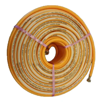 Jeevan Shakti 10 mm 5 Layer 100 meter Orange-White Hose Pipe | Suitable for Spraying and Agricultural Uses