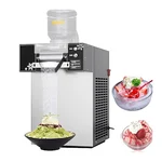 Commercial  Electric Ice Maker, Snowflake Ice Machine, Snow Cone Maker, 180kg/24h, Continuous and Rapid Ice Discharging