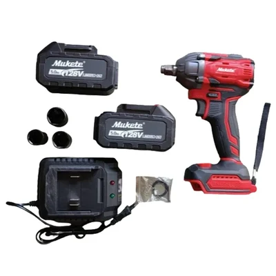 Heavy Duty 12.7mm (1/2") 21V Cordless Brushless Impact Wrench With Battery, Charger & Sockets, Max. Torque 450 N.m