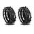 SPRAYMAN 17 Inch Iron Wheel Pair for Back Rotary Power Tiller