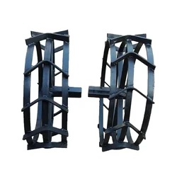 Mild Steel 2 Pcs 16 Inch Economy Special Iron Wheel for 5 to 12 HP Petrol Power Weeder & Tiller with Free Tyre Holder