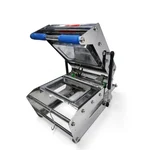 Heavy Duty Rectangle Tray Sealing 1cp Machine 25HP Manual Food Bakery Tray Sealer