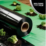 Orifresh 30mic Heavy Duty Mulching Film of 4x400m for Weed Barrier & Crop Protection