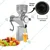 Commercial No. 80 Manual Pulpy Fruit Juicer (Orange,Mosambi),With Rotating Handle, 4.9 inch Hopper Dia
