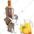 Commercial No. 80 Manual Pulpy Fruit Juicer (Orange,Mosambi),With Rotating Handle, 4.9 inch Hopper Dia