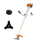 Stihl FS 350, 40.2CC 2-Stroke Sidepack Petrol Brush Cutter | 2.2 HP Grass Cutting Machine for Agriculture & Gardening