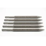 Heavy Duty 14mmx250mm Pointed Chisel Suitable For 26mm Rotary Hammer/Hammer Drill Machine - Pack Of 5