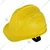 Heavy Duty HDPE Safety Helmet Pack of 5 For General Headwear Protection (Yellow)