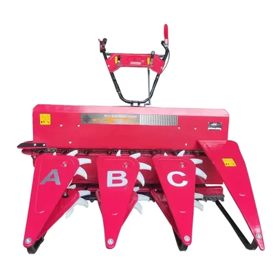 Heavy Duty 5 HP 3 Row Petrol Reaper / Harvester Machine For Paddy / Wheat / Soya / Napier