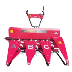 Heavy Duty 5 HP 3 Row Petrol Reaper / Harvester Machine For Paddy / Wheat / Soya / Napier