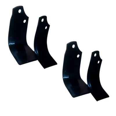 Heavy Duty C Type 7 mm Rotavator Blades (Pack of 4) for Tractor Rotavator