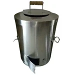 Heavy Duty Round Shape Charcoal Tandoor 19x19x24 Inch, SS Body