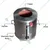 Heavy Duty 19 x 19 x 24 Inch Round Shape Gas Tandoor, SS Body
