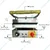 Heavy Duty Electric Sandwich Griller 4 Slices, 2500W, SS Body