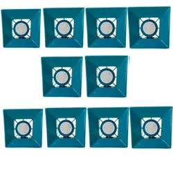 Heavy Duty Square 3-4-5-6 Hole Brass Thread Nozzle For Agricultural Sprayers For Wide Spraying (Pack Of 10)