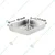Premium 18 x 13 X 0.75 Inch Shallow Tray With Stainless Steel Body For Food Processing Unit(Pack-Pack of 2)