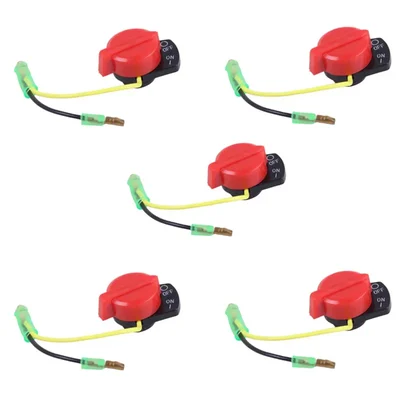 Heavy Duty Switch with Wire 168F/170F for Water Pumps | Durable Engine On/Off Switch with Wiring Assembly