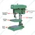 Heavy Duty 40 mm or 1.6-inch Vertical Bench Drill With 1.5 HP Motor, Without Gear