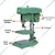 Heavy Duty 40 mm Vertical Bench Drill Without Motor & Gear