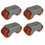 Ackwheel (A 125) Heavy Four Fixed Caster Wheel ( Pack of 4)