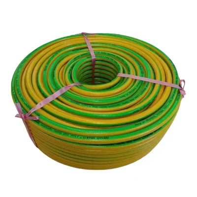 Jeevan Shakti 10 mm 5 Layer 100 meter Yellow-Green Hose Pipe | Suitable for Spraying and Agricultural Uses