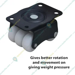 Prakash Pack  Of 4 Heavy Sixer Swivel Type Caster Wheel