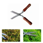 Heavy Duty 8 Inch Wooden Handled Hedge Shear for Lawn or Garden (Pack of 5)