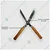 Heavy Duty 8 Inch Wooden Handled Hedge Shear for Lawn or Garden (Pack of 5)