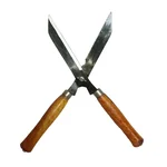 Heavy Duty 10 Inch Hedge Shear with Wooden Handle for Lawn or Garden