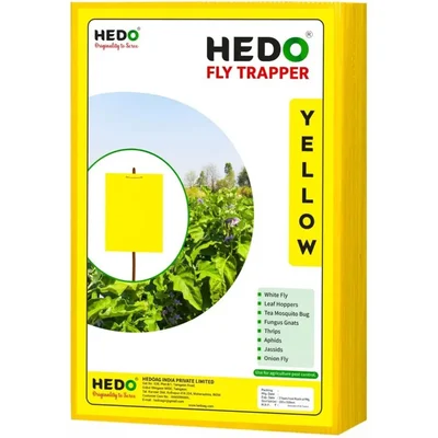 HEDO A4 Yellow Sticky Trap Pack of 25 (1 Unit)