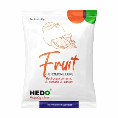 HEDO Fruit Fly Pheromone Lure, Controls Bactrocera Correcta, Zonata & Dorsalis for All Fruits - Pack of 10