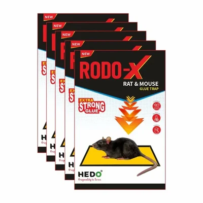 HEDO RODO-X Rat Small Size Trap - Pack of 5