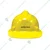 Gravitech Pack of 2, 6, 20 Yellow HDPE Safety Helmet Pin Lock Type Adjustment for Industrial Use (STRONG CAP-P)(Pack-2 pcs)