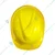 Gravitech Pack of 2, 6, 20 Yellow HDPE Safety Helmet Pin Lock Type Adjustment for Industrial Use (STRONG CAP-P)(Pack-2 pcs)