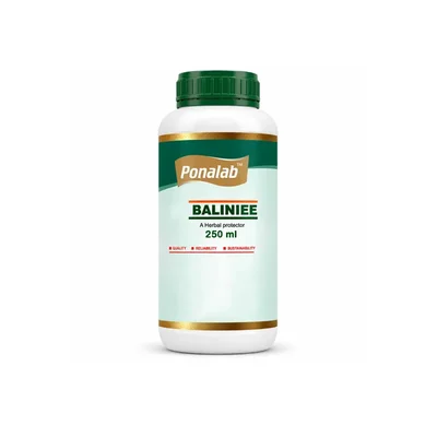 Baliniee Herbal Bio-Protection Liquid (250 ml) | PGPR Metabolites Plant Growth Promoter for Control Red Mites, Thrips