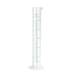 Bello 250ml Scientific Polypropylene Measuring Cylinder with Hexagonal Base and Blue Printed Graduation
