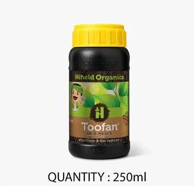 Hifield Toofan (Premium) Advanced Vitamin C, Seaweed & Fulvic Humate Bio-Stimulant for Enhanced Crop Growth(Quantity-250 ml)