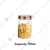 90Pcs, 750ml, 83mm Food-Grade PET Wide-Mouth Transparent Cookie Nut Sealed Jar